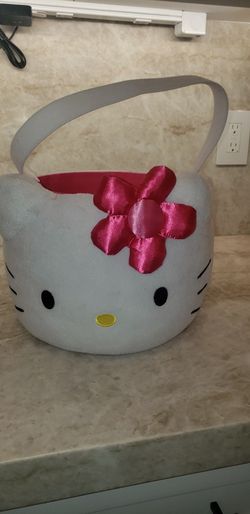 Hello Kitty Sanrio Plush Basket