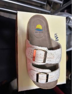 Maui Island Double Buckle Slide Sandals