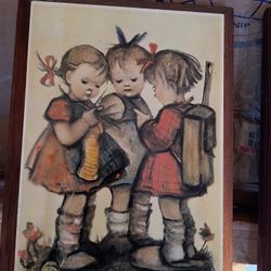 2, Hummel Wood Plack's .Sold As Pair.