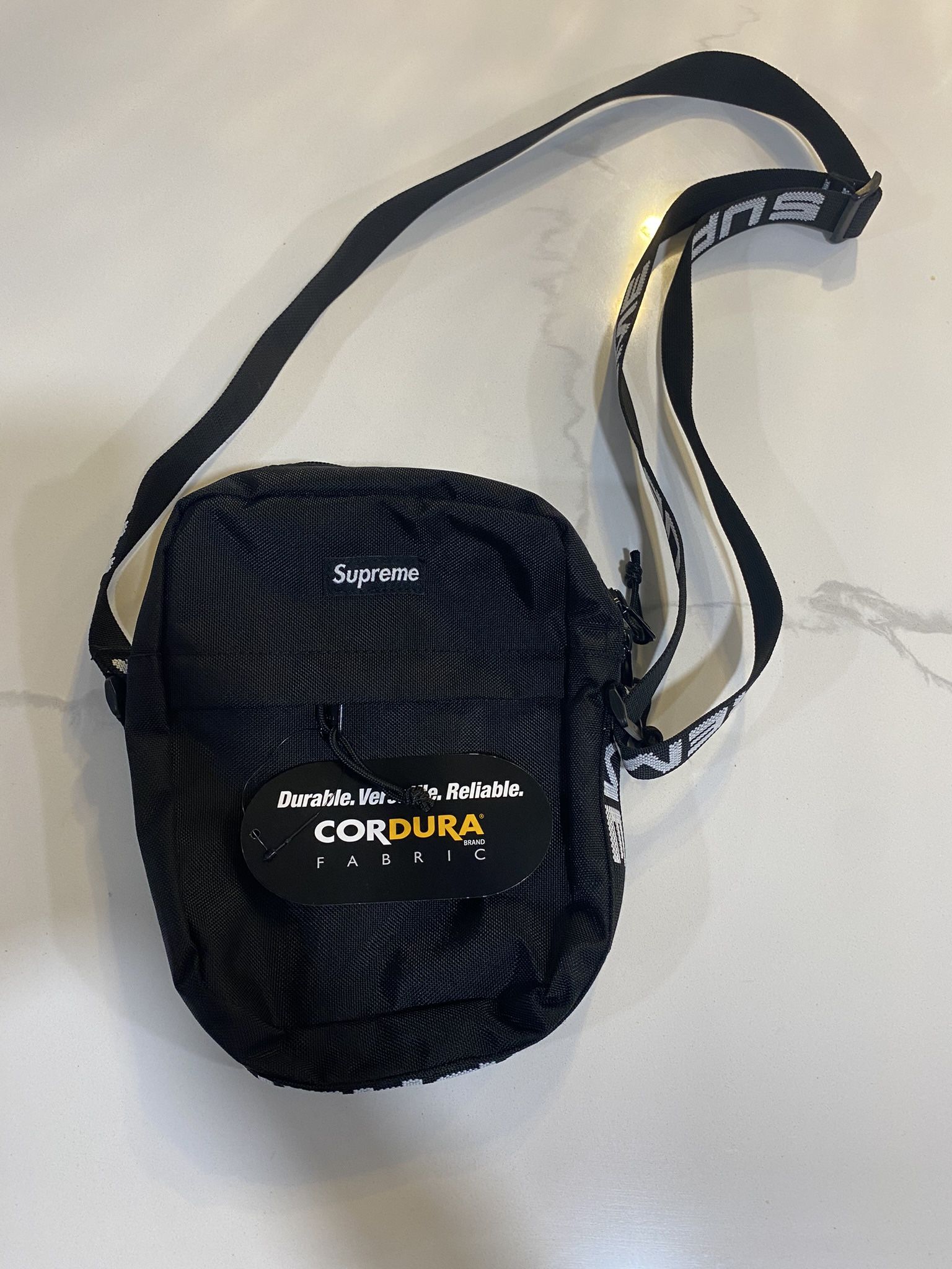Authentic Black Supreme SS18 Shoulder Bag