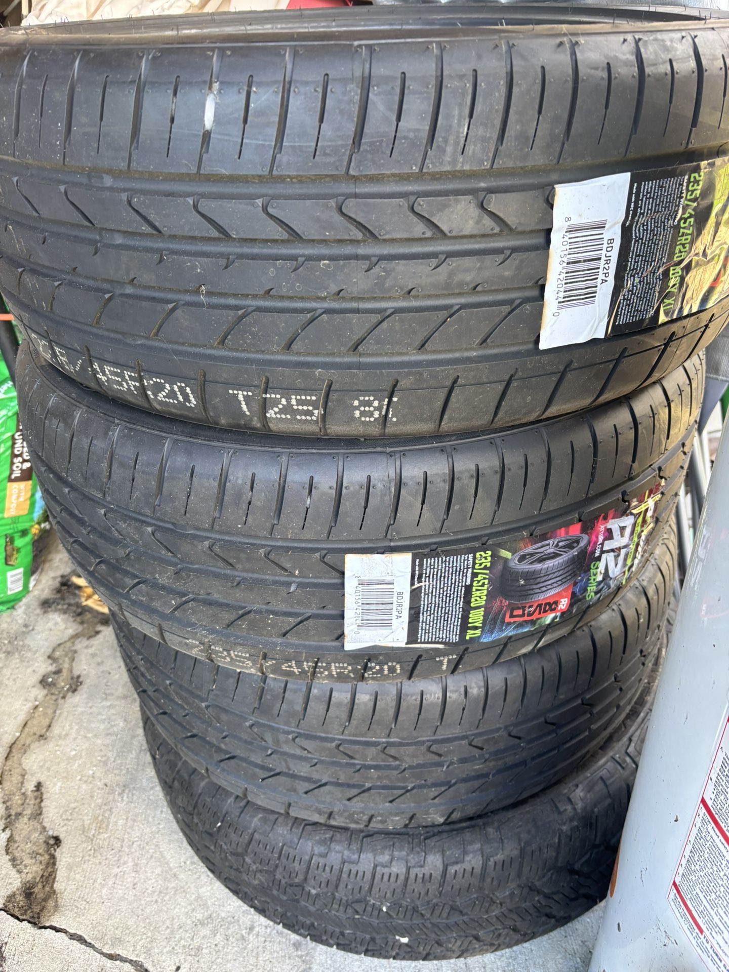 New Set Tires