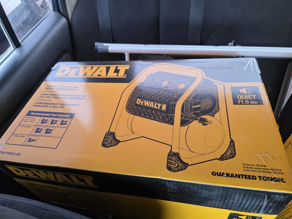 DeWalt Heavy Duty Quiet Compressor 