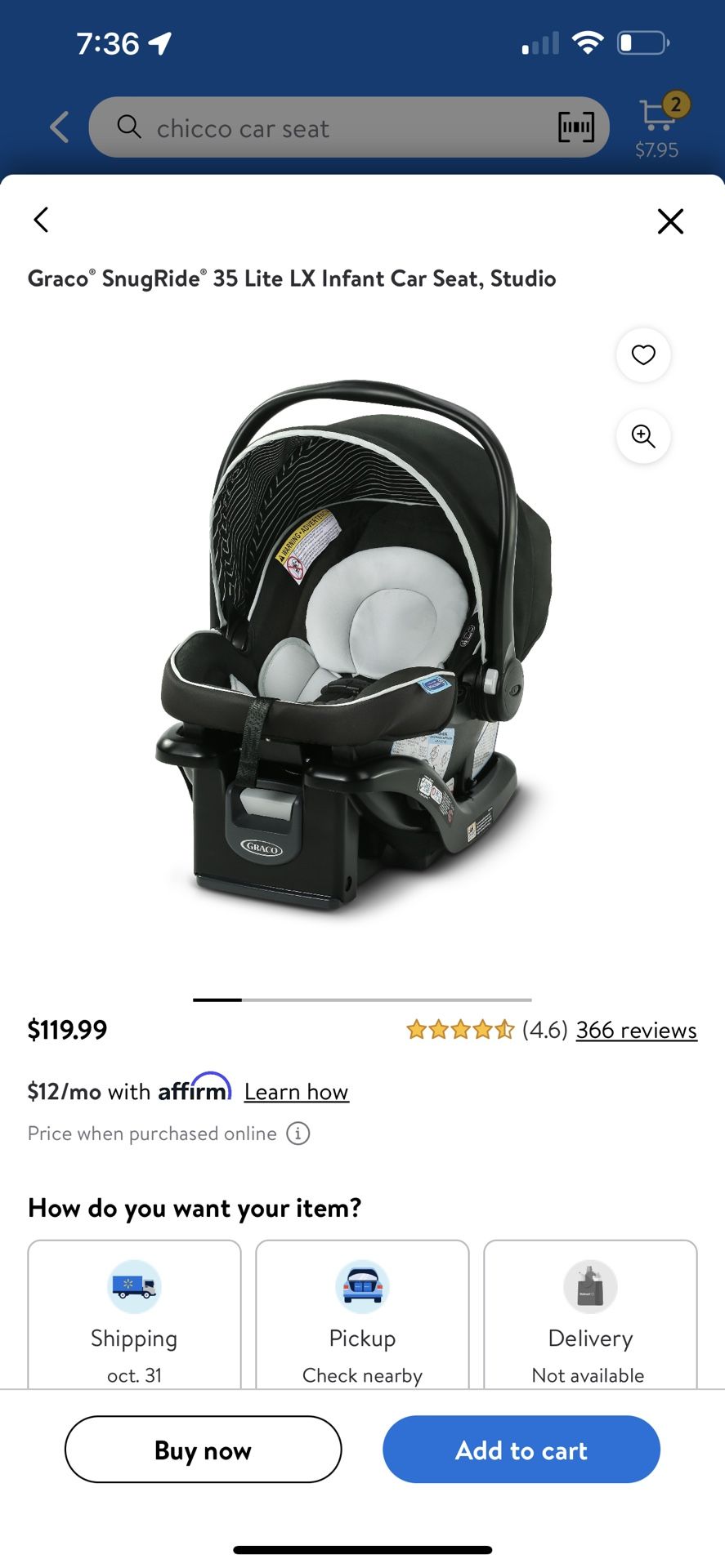 Graco Infant Car Seat