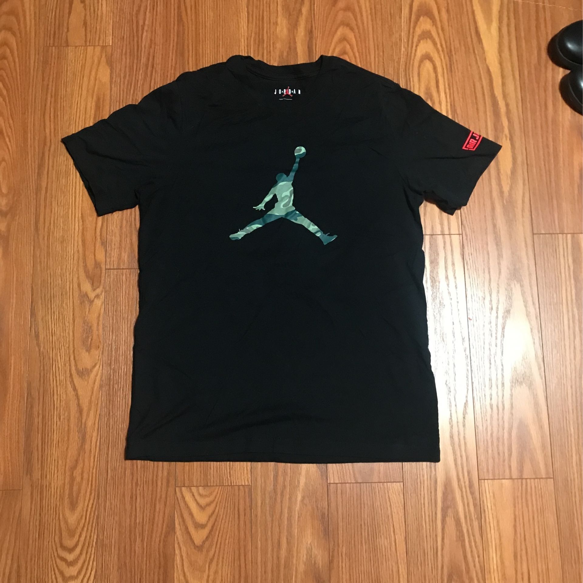 Black / Camo Air Jordan Tee Shirt
