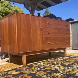 Mid century walnut credenza