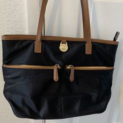 MK Michael Kors Nylon Black Purse 