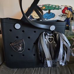 Raiders Handmade Purse Tote Bag