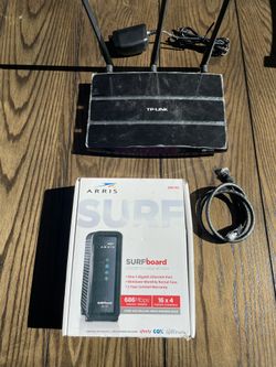 Modem + WIFI Router Set
