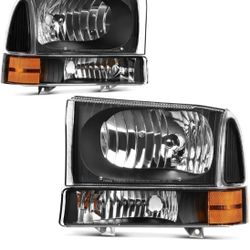 Headlights Ford F250 99-04, Brand New
