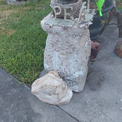 Cool Heavy Decorative Concrete Garden Piece