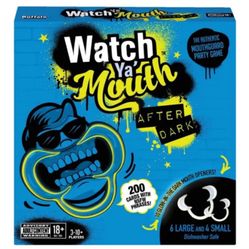 Watch Ya' Mouth After Dark Adult Party Game 200 Cards 18+ Age Glow In Dark