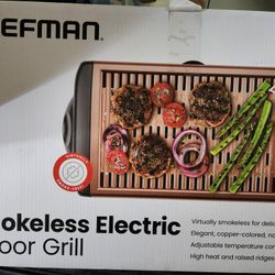 Smokeless electric grill new never New never opened 
Price negotiable