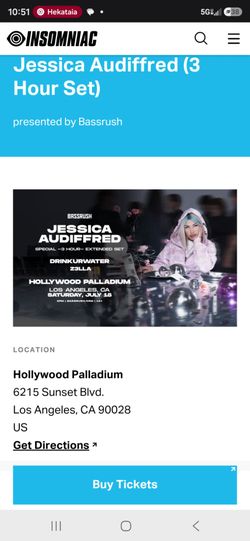 Jessica Audiffred Hollywood Palladium