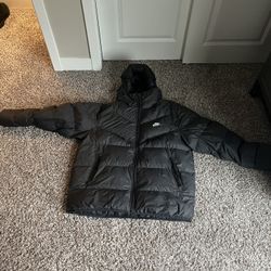 Nike Black XL Puffer Coat