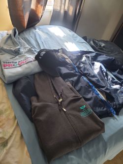 Lot of jacket and sweater
