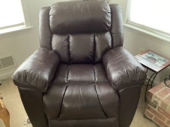 Leather rocker recliners