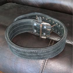 Weight Lifting Leather Belt Bodybuilding Powerlifting