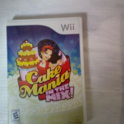 Nintendo Wii Cake Mania In The Mix