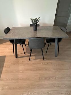 Table and chairs