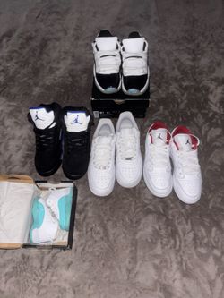 Jordan 11, AF1,Jordan 12,Jordan 5, Jordan 1