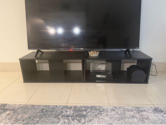 Black TV Stand / Entertainment Center