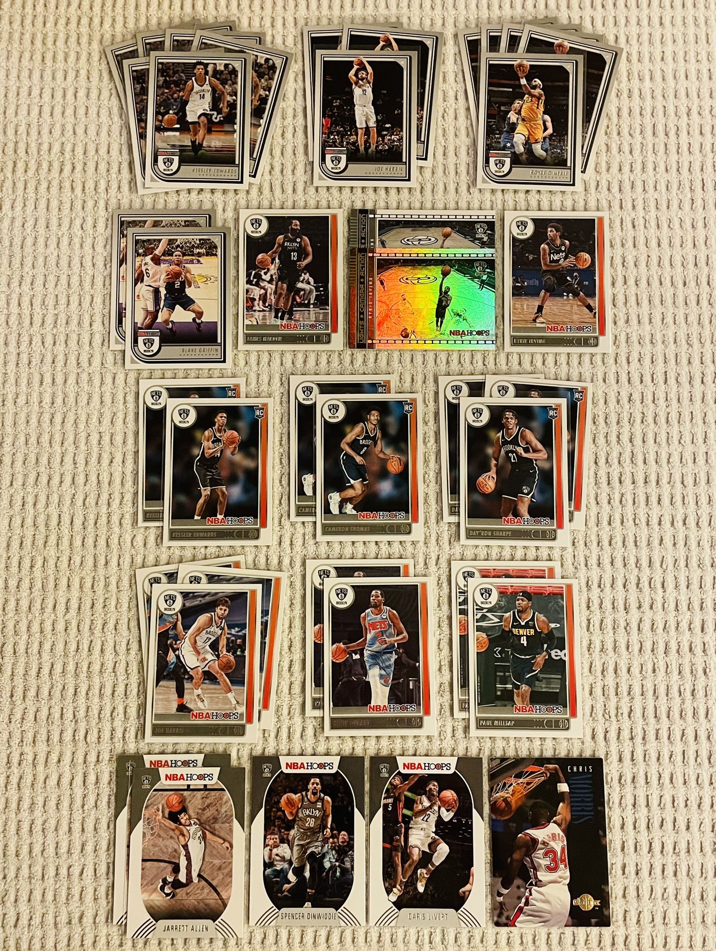 Brooklyn Nets 285 Card Basketball Lot! Rookies, Prizms, Parallels, Short Prints, Variations & More!
