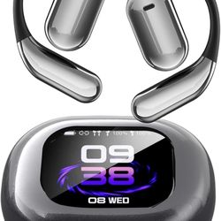 AI Language Translator Earbuds Translation Earbuds Real Time 144 Languages Open-Ear Bluetooth Device with 8 Accent Offline, 