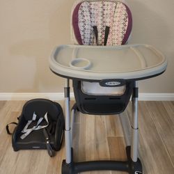 Graco Blossom 6-in-1 Convertible Highchair, Nyssa