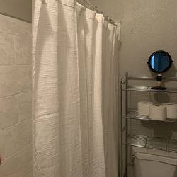 Threshold shower curtain (brand new)