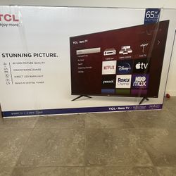 Brand New 65’ TCL Roku TV