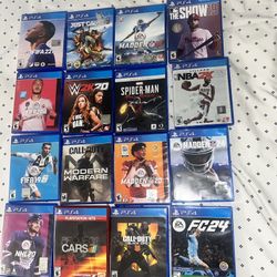 PS4 games (READ DESCRIPTION)