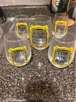 Moving sale Friends TV show set of cups
