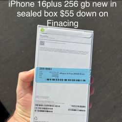 iPhone 16 Plus 256 Go NEW In Box Free Delivery 