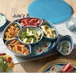 Princess House Botanero Melamine Nuevo En Su Caja 