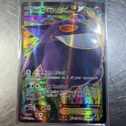 Pokemon Gengar EX (114 Full Art) 114/119 XY - Phantom Forces Holo