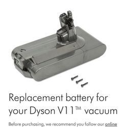 New Replacement battery for your Dyson V11
