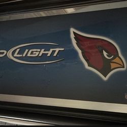 AZ Cardinals Bud Light Mirror