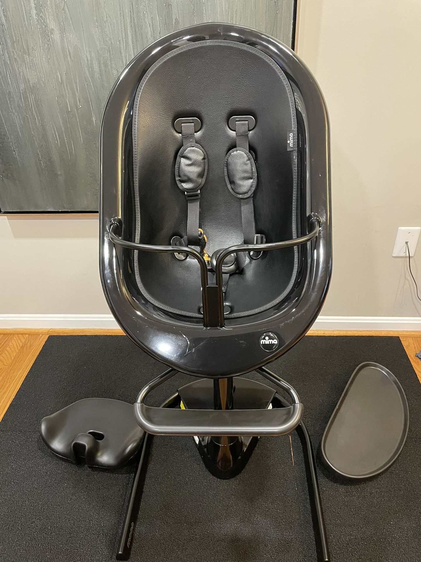 Mima Moon, Babyletto Acrylic Crib, Nuna Swing