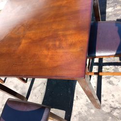 Counter Height Table Set 4 Chairs 