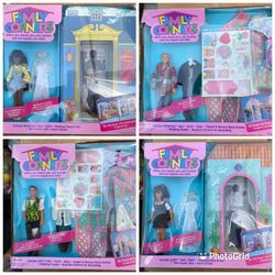 New 1994 Family Corners Doll Playset $20 each
