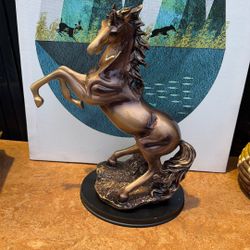 big brown horse  13” high 