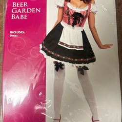 Adult- Beer Garden Babe- Size Medium 8-10