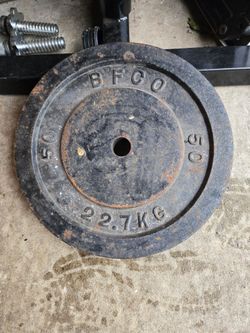 Single 50lb Standard 1inch Weight Plate