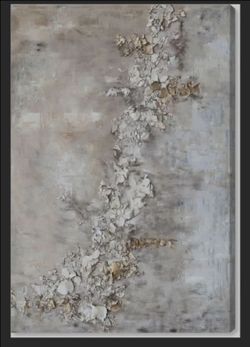 Art Remedy Rust Fragment Canvas Elegant Gold Abstract, Gallery Wrapped, 30" x 45"