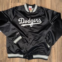 New men’s size large & XL Mitchell & ness LA Dodgers satin jacket 