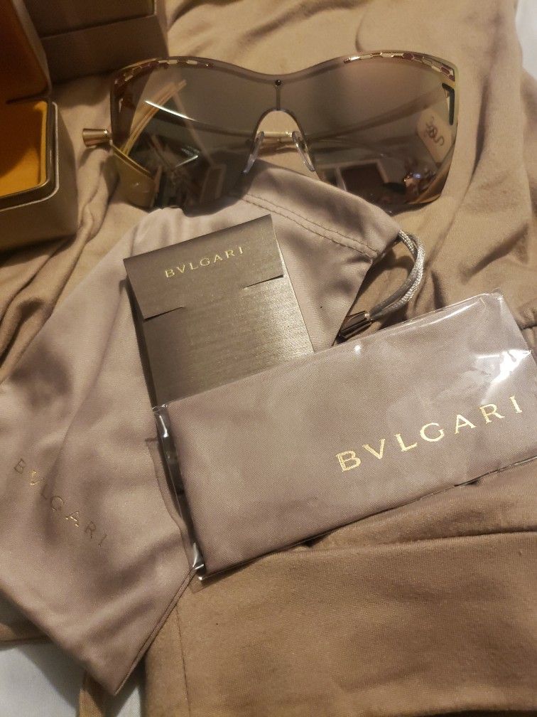 BVLGARI Mirrored Sunglasses $350 OBO