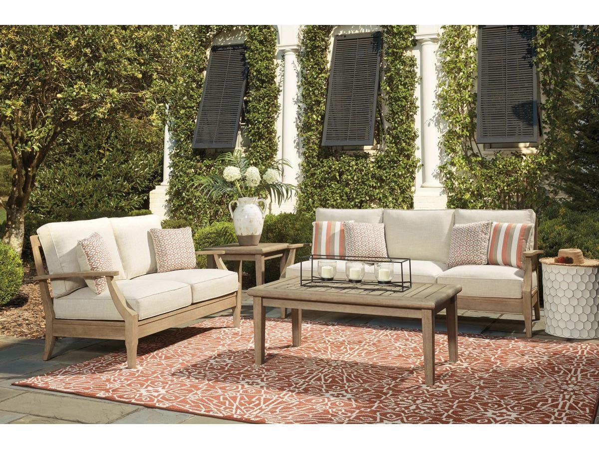2 Pc Outdoor Sofa and Loveseat