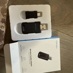 for Apple Carplay Wireless Adapter, 3X Fast Auto-Connect, No Latency, Plug and Play, Bluetooth 5.3 & WiFi 6, 2025 Mini Car Play Dongle for iPhone 5~16