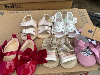 Baby Girl Shoes Lot of 5 Pairs