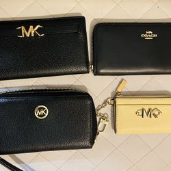 Micheal Kors And Coach Wallets 